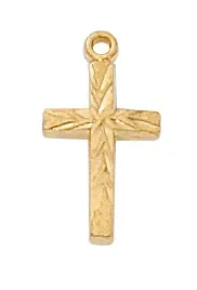 G/SS Cross Sm Eng16" Chain/Box