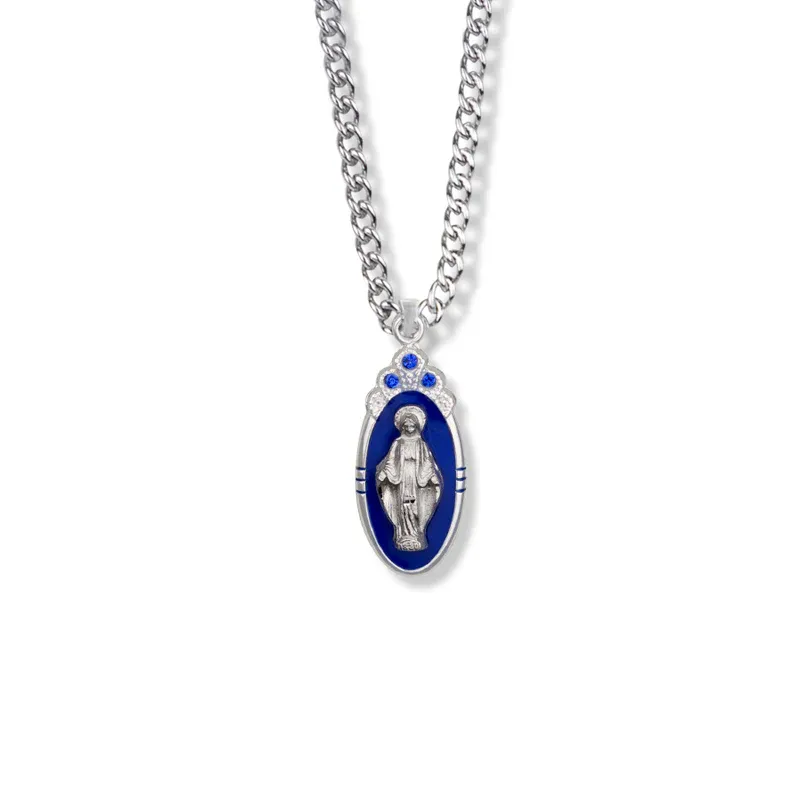 SS Blue Enamel Miraculous Med