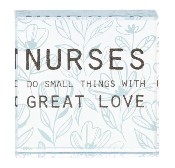 Block Talk Nurses Do Small