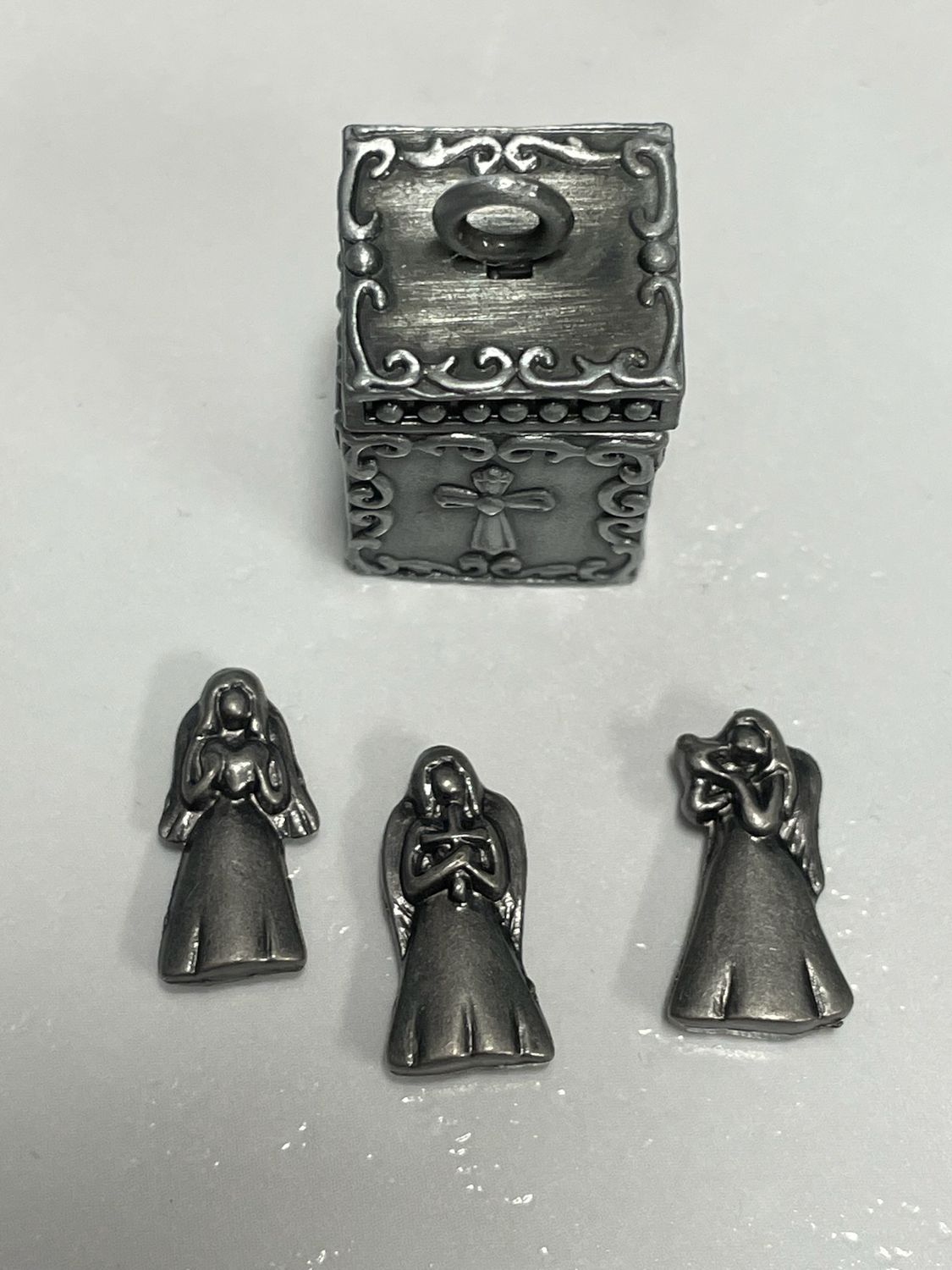 3 Angel Prayer Box &amp; Charms