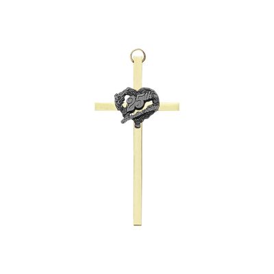 Cross (25Th Anniv.)/4"Gp-Pewte