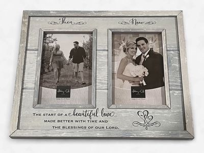 Then And Now Wedding/Anniversary Frame