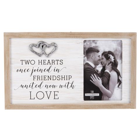 Two Hearts Bridal Photo Frame