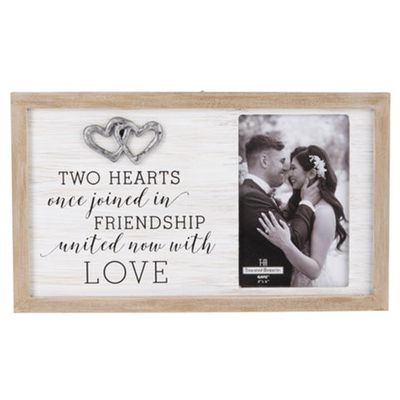 Two Hearts Bridal Photo Frame