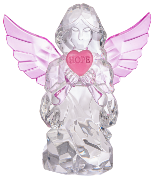 Acrylic Hope Angel Pink Wings