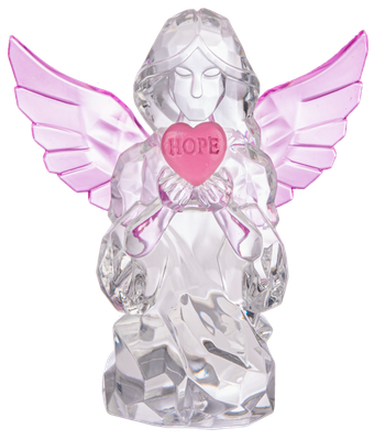 Acrylic Hope Angel Pink Wings