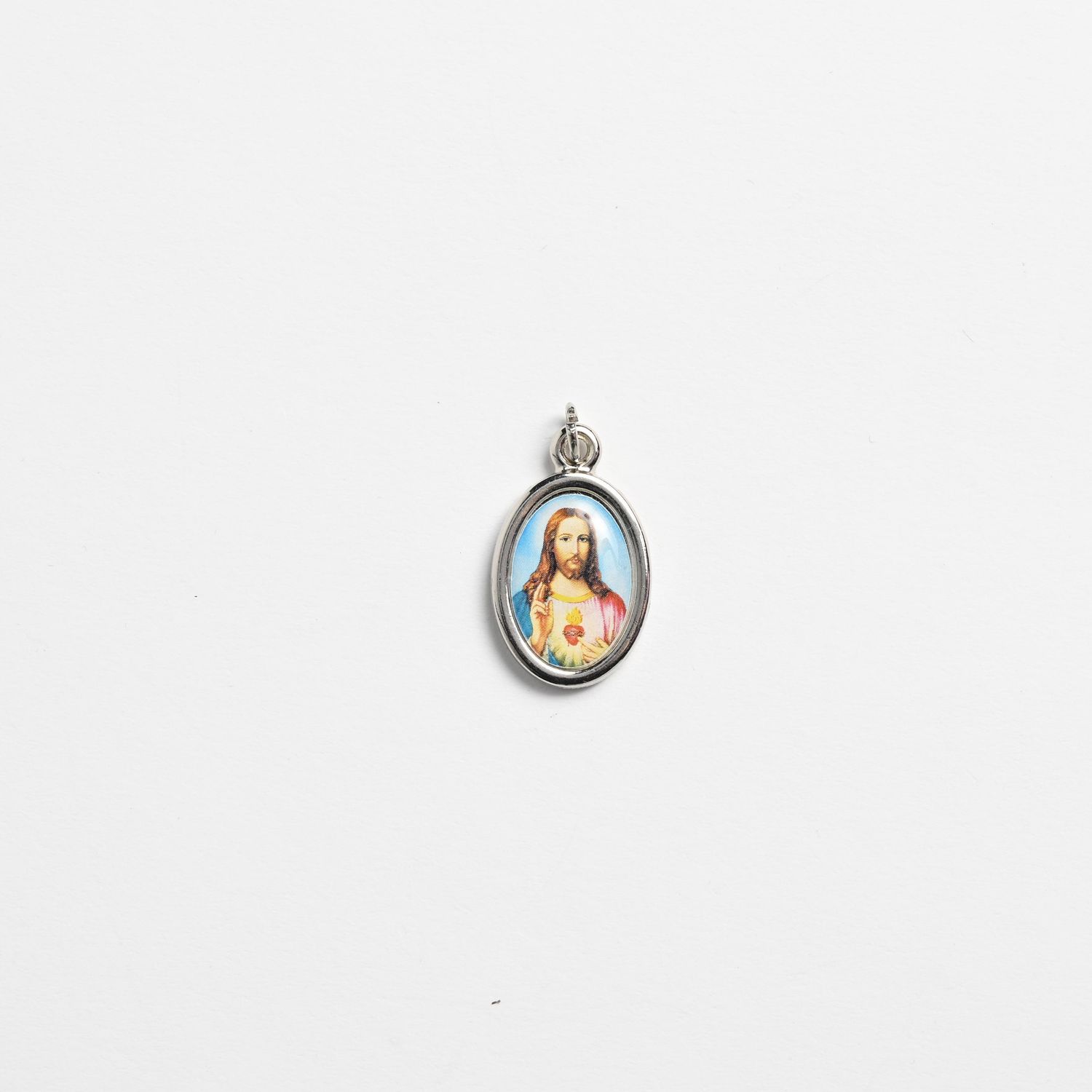 Sacred Heart of Jesus Colored Individual Medal