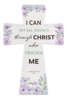 Bible Cross I Can Do All Things