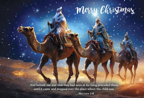 15Ct Merry Christmas And Behold