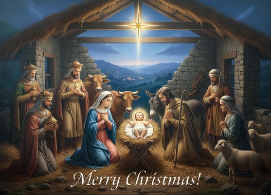 15Ct Merry Christmas! Boxed