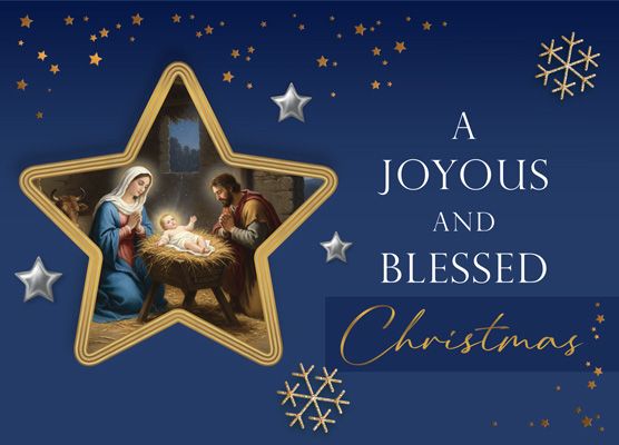 15Ct  A Joyous and Blessed Christmas