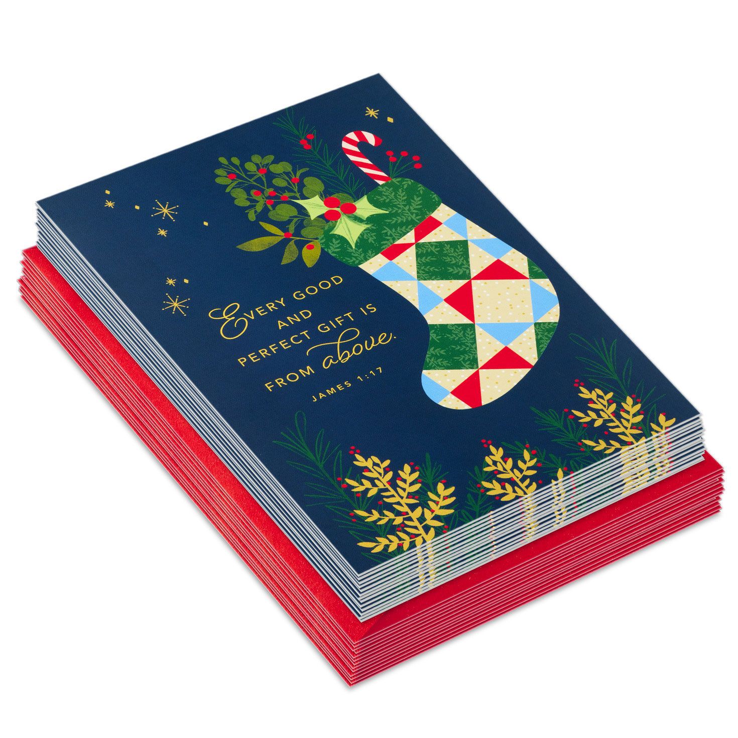16Ct Patchwork Stocking Box