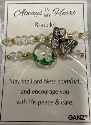 Flower Butterfly Bracelet