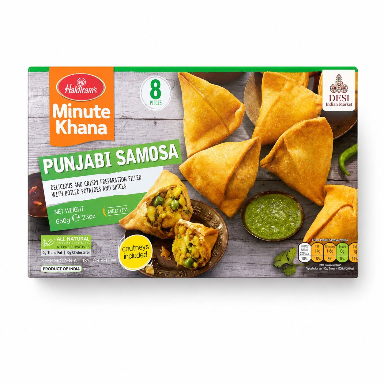 Haldiram’s Frozen Snacks, Variations: Punjabi Samosa 650g