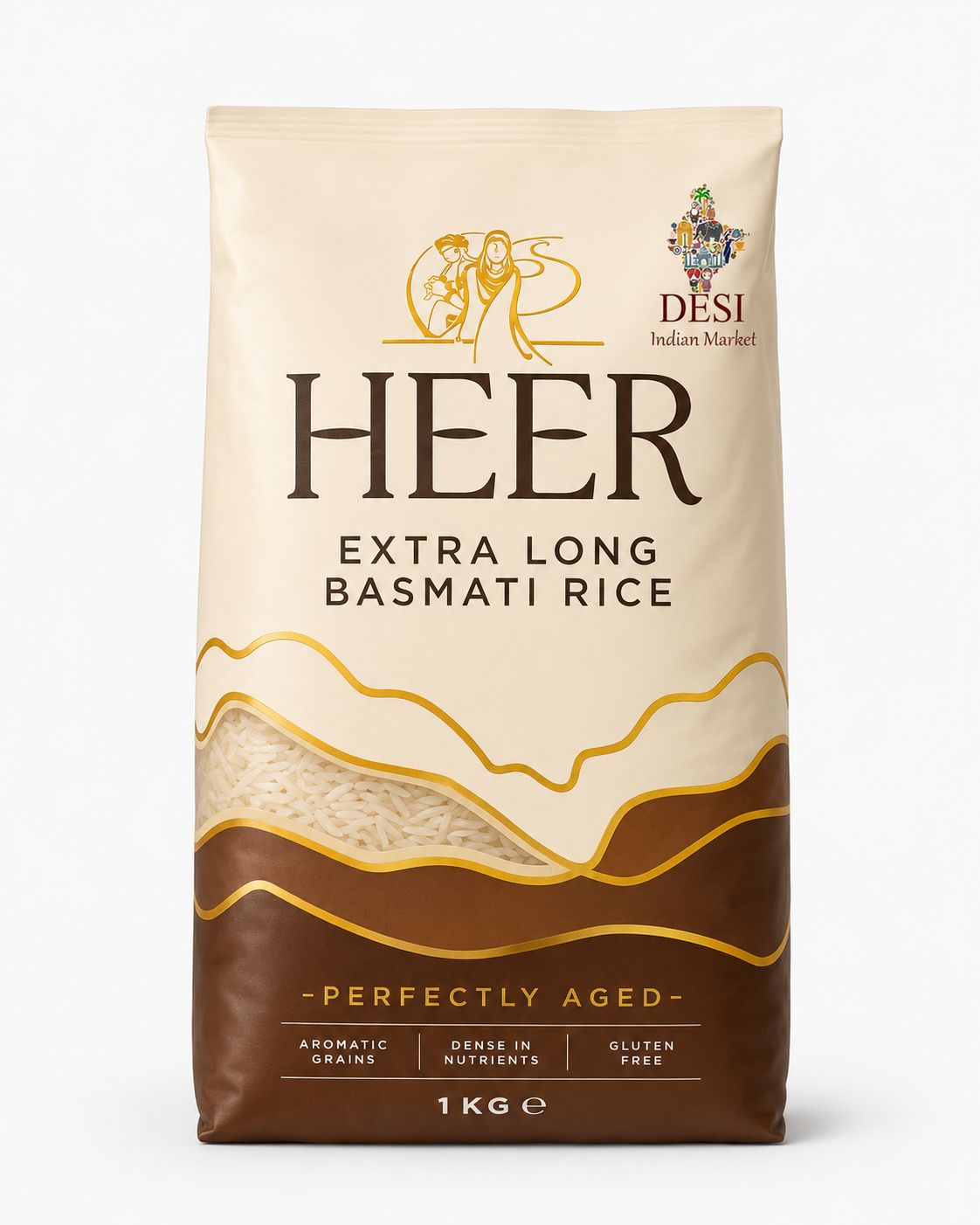 Heer Extra Long  Basmati Rice, Size: 1 Kilo