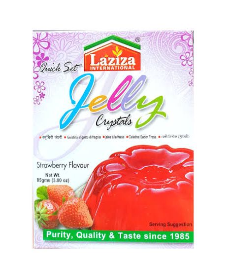 Laziza Jelly Crystals  85g, Variations: Strawberry Flavour
