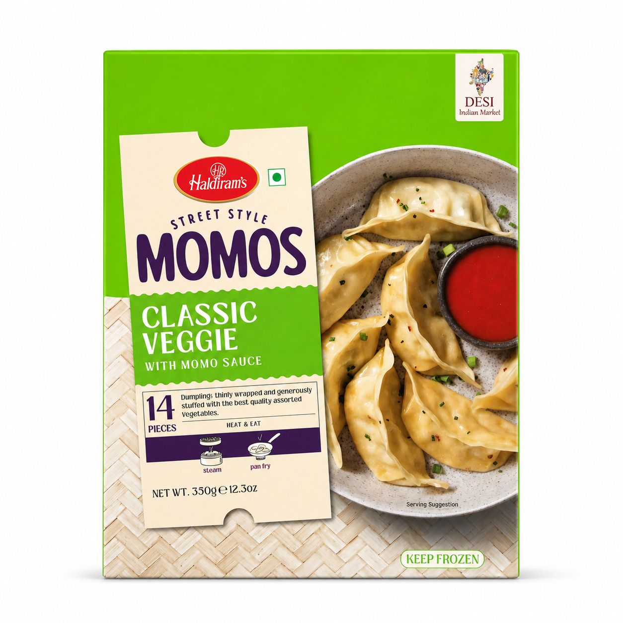 Haldiram’s Veggie Momos 350g