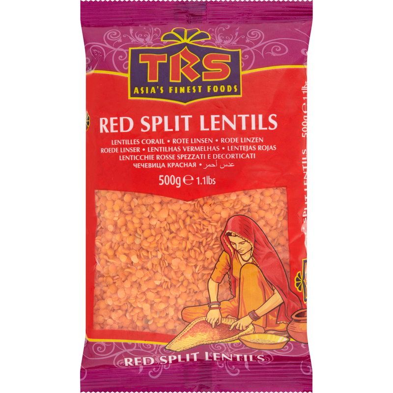 TRS Red Lentils / Masoor Dal, Quantity: 500g