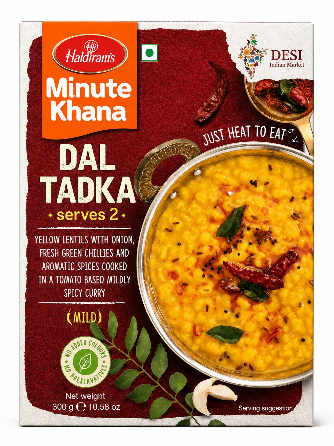 Haldiram’s Minute Khana, Variations: Dal Tadka 300g