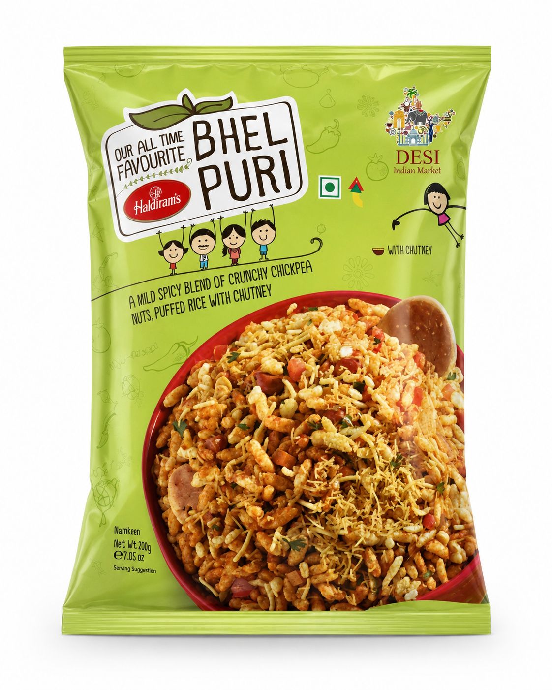 Haldiram’s Bhel Puri with Chutney, Quantity: 200g