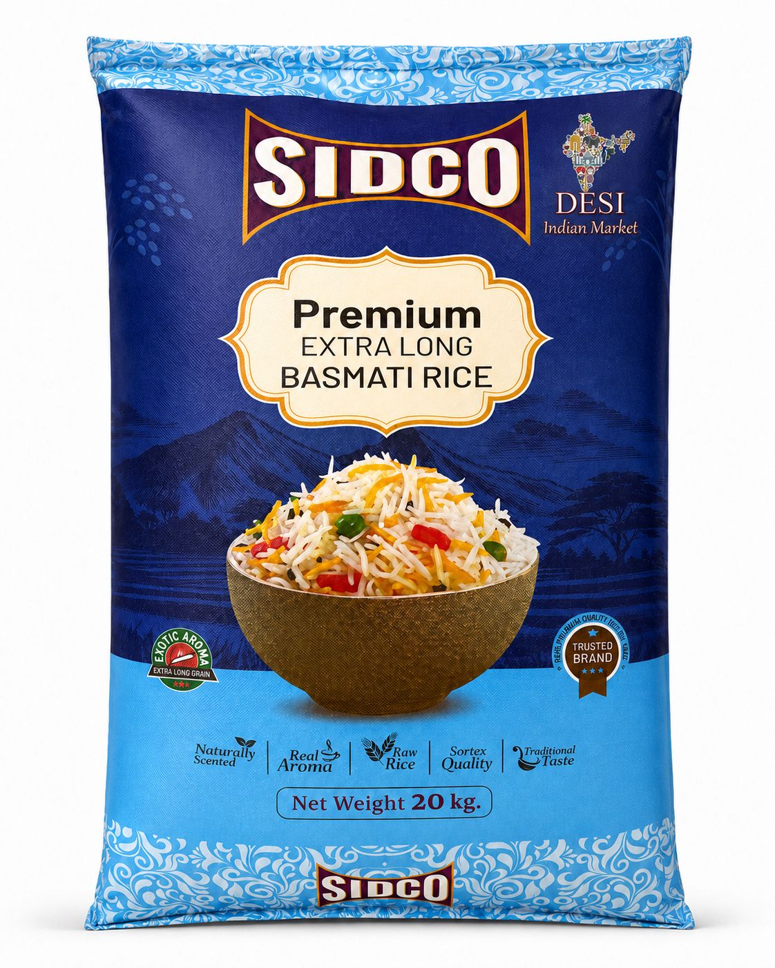 Sidco Basmati Rice 20 KG