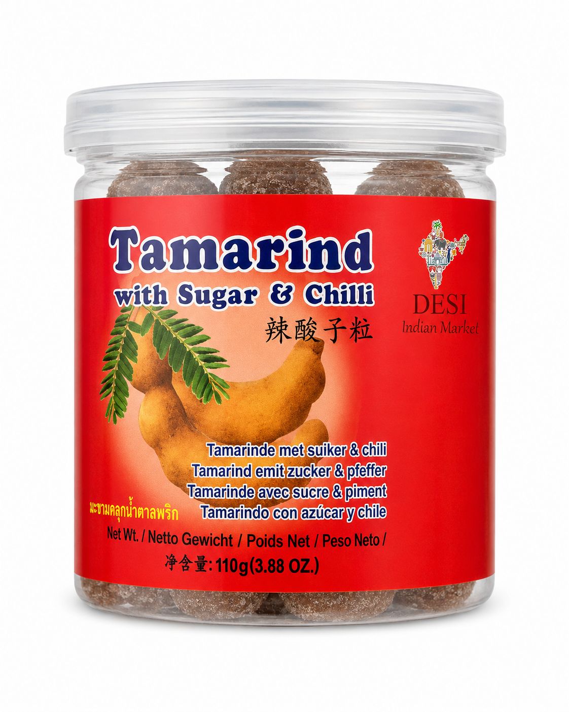 Tamarind with Sugar &amp; Chilli 110g