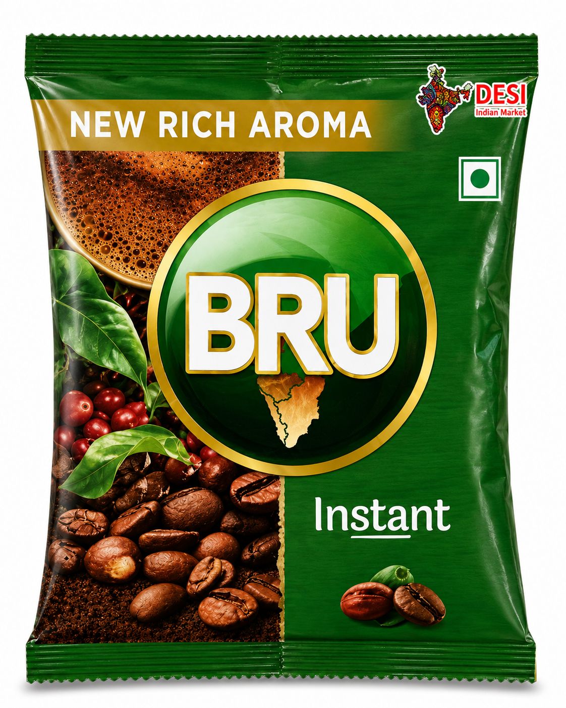 BRU Instant Coffee, Quantity: 50g