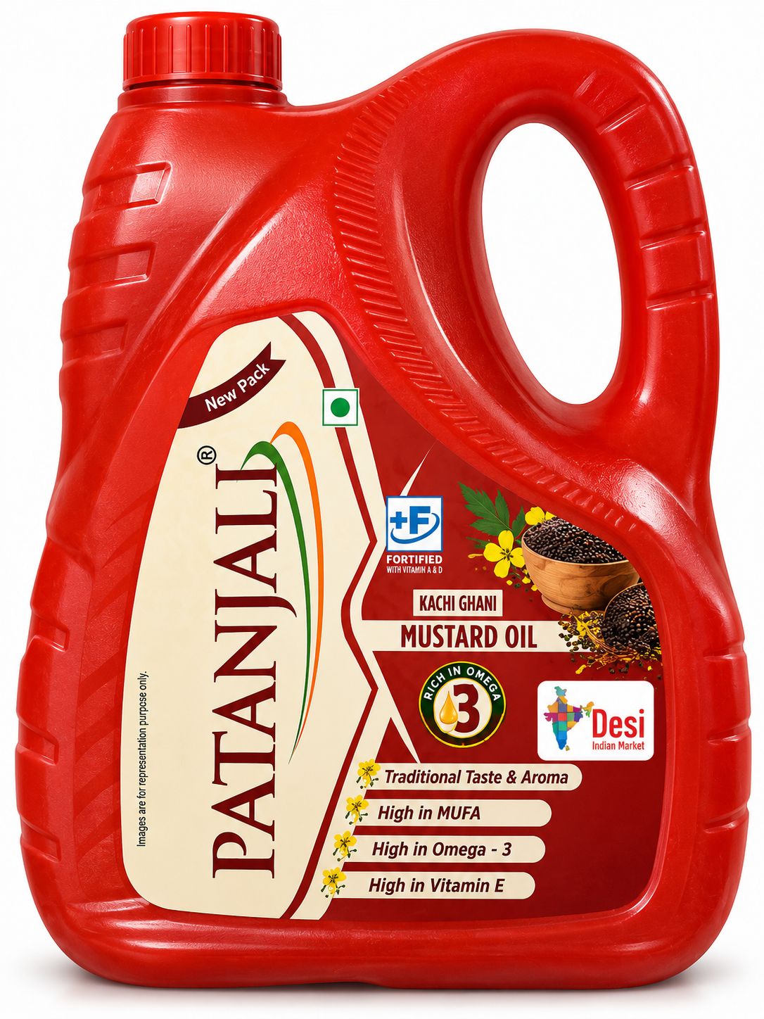 Kachi Ghani Mustard Oil 5 Liter