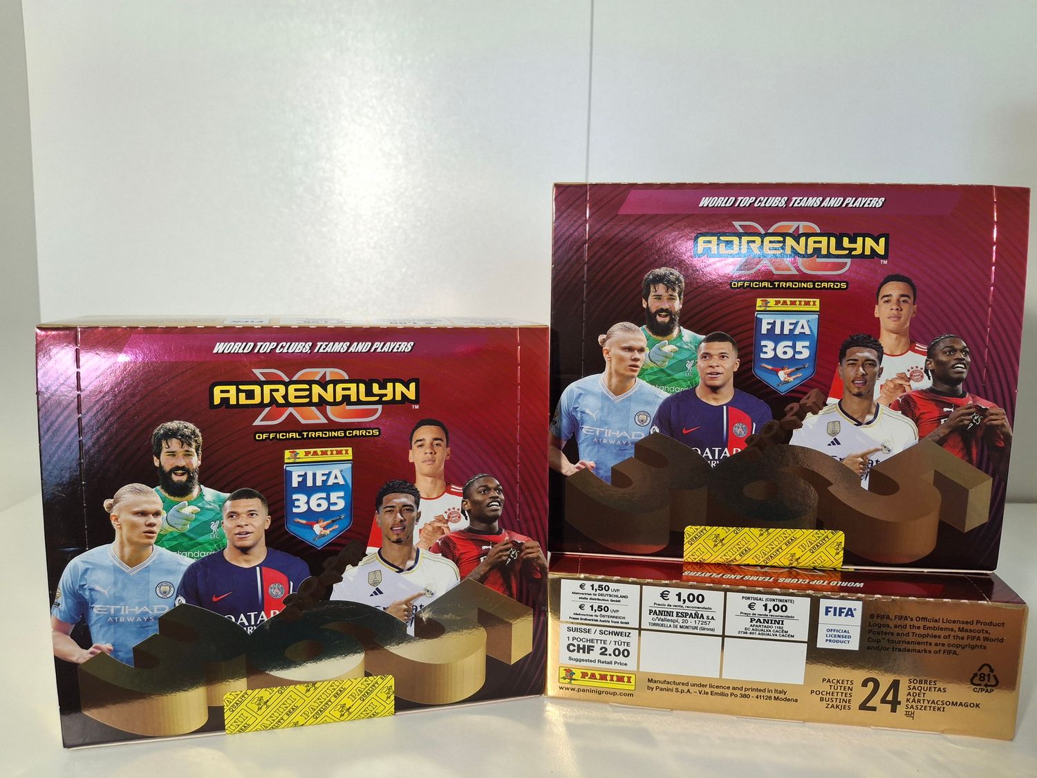 Panini FIFA 365 Adrenalyn XL 2024 Kollektion - Box mit 24 Packs UVP 36€