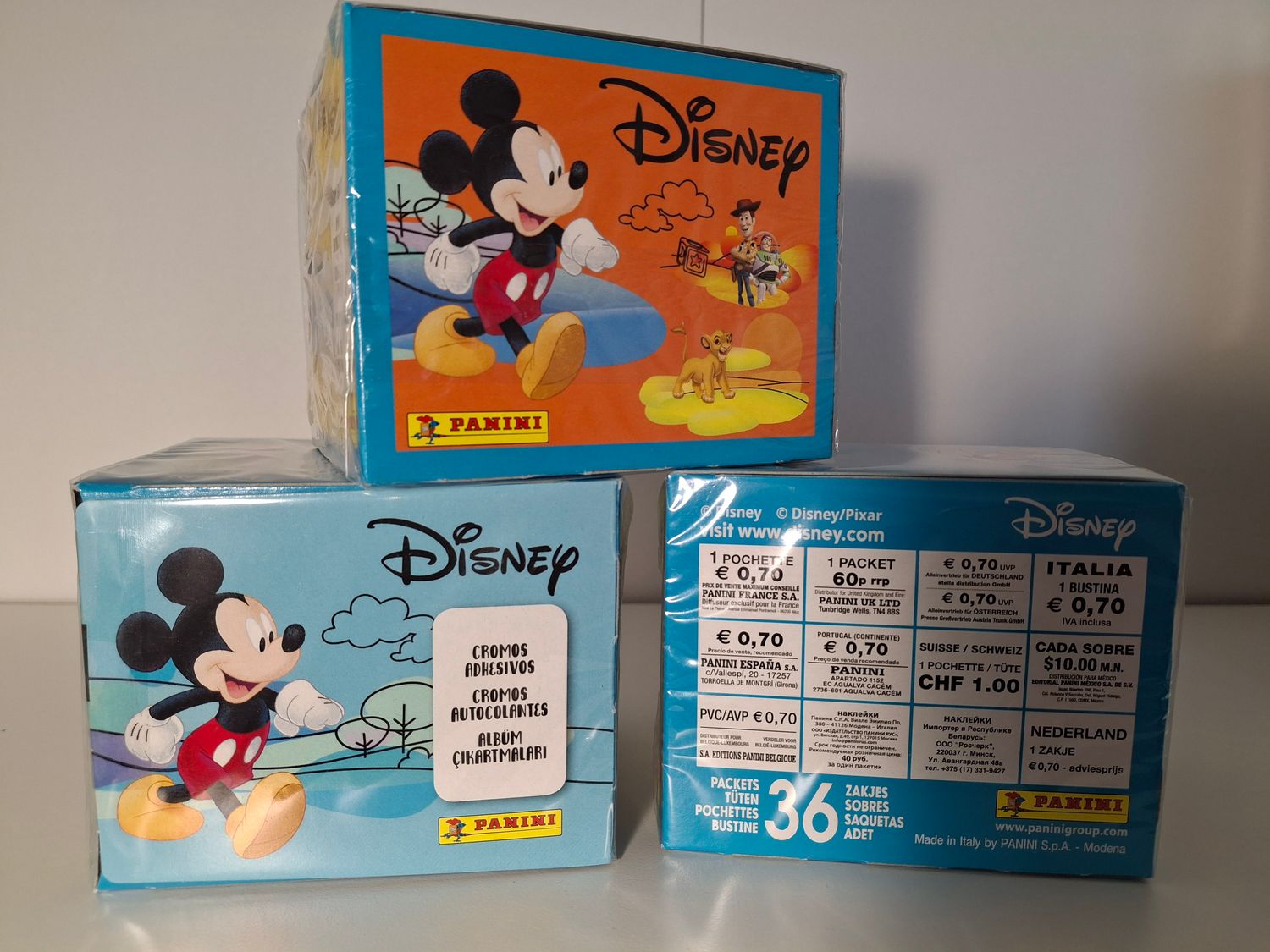 Panini Sticker Box Disney UVP 42€