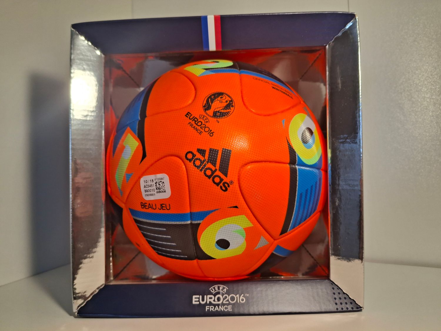 Offizieller Matchball Euro 2016 Adidas Beau Jeu Winteredition Neu inkl. Box
