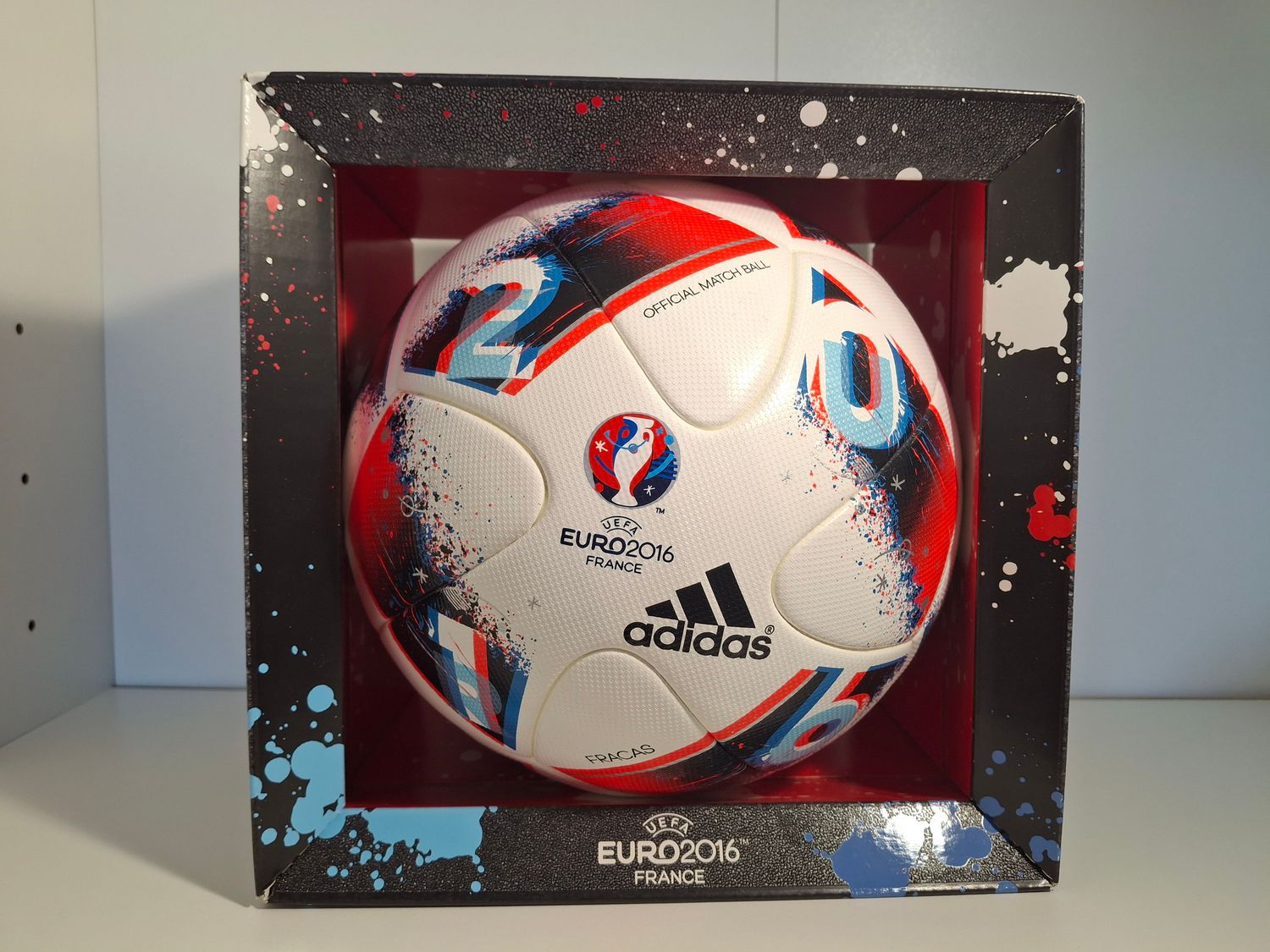 Offizieller Matchball Euro 2016 Adidas Finalball Fracas Neu inkl. Box