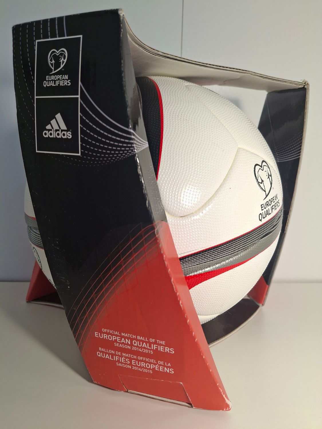 Offizieller Matchball European Qualifiers 2014/2015 Adidas - Neu inkl. Box