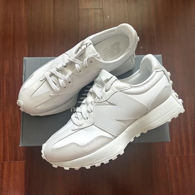 New Balance 327 White Grey Matte Womens