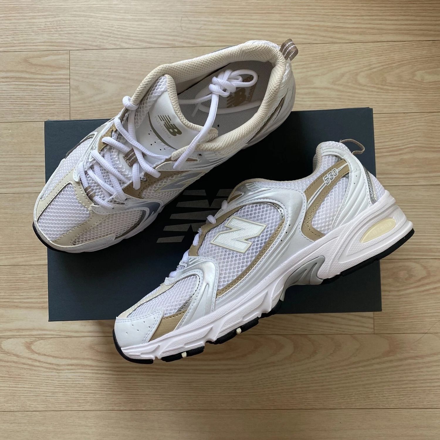 New Balance 530 White Stoneware Womens