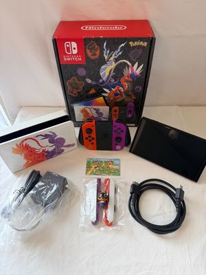 Nintendo Switch OLED Pokemon Special Edition, Excellent Condition, CIB, USED