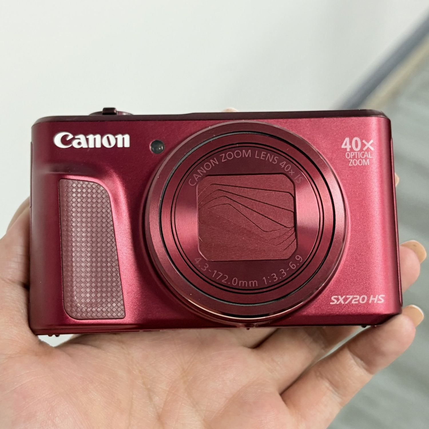 Canon PowerShot SX720 HS 20.3MP 40X Zoom Compact Digital Camera Red English