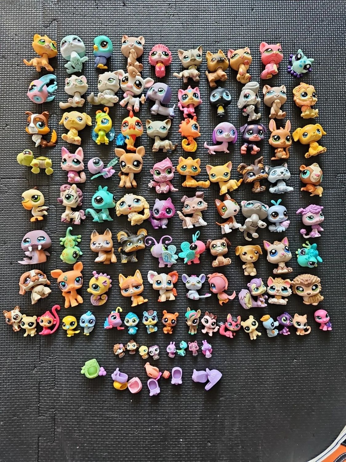 Littlest Pet Shop LPS Huge Lot Of 95 Pets Figure Various Generations Vintage