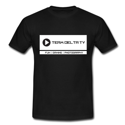 Team Delta TV Team Shirt [Schwarz mit eigenem Namen]