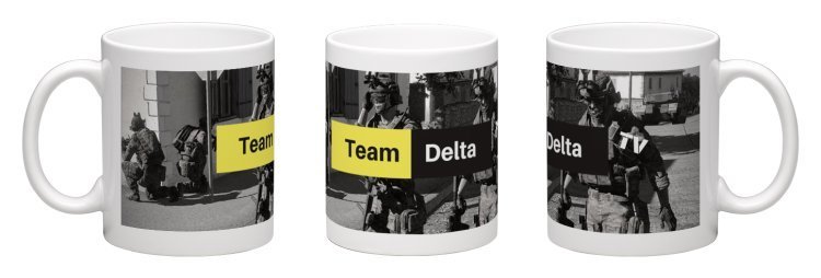 Team Delta TV Tasse [altes Logo]