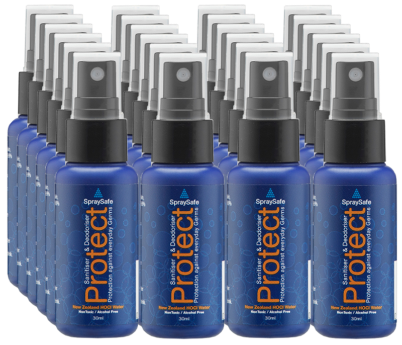 SpraySafe 24 x 30ml Travel Bottle Wholesale Carton