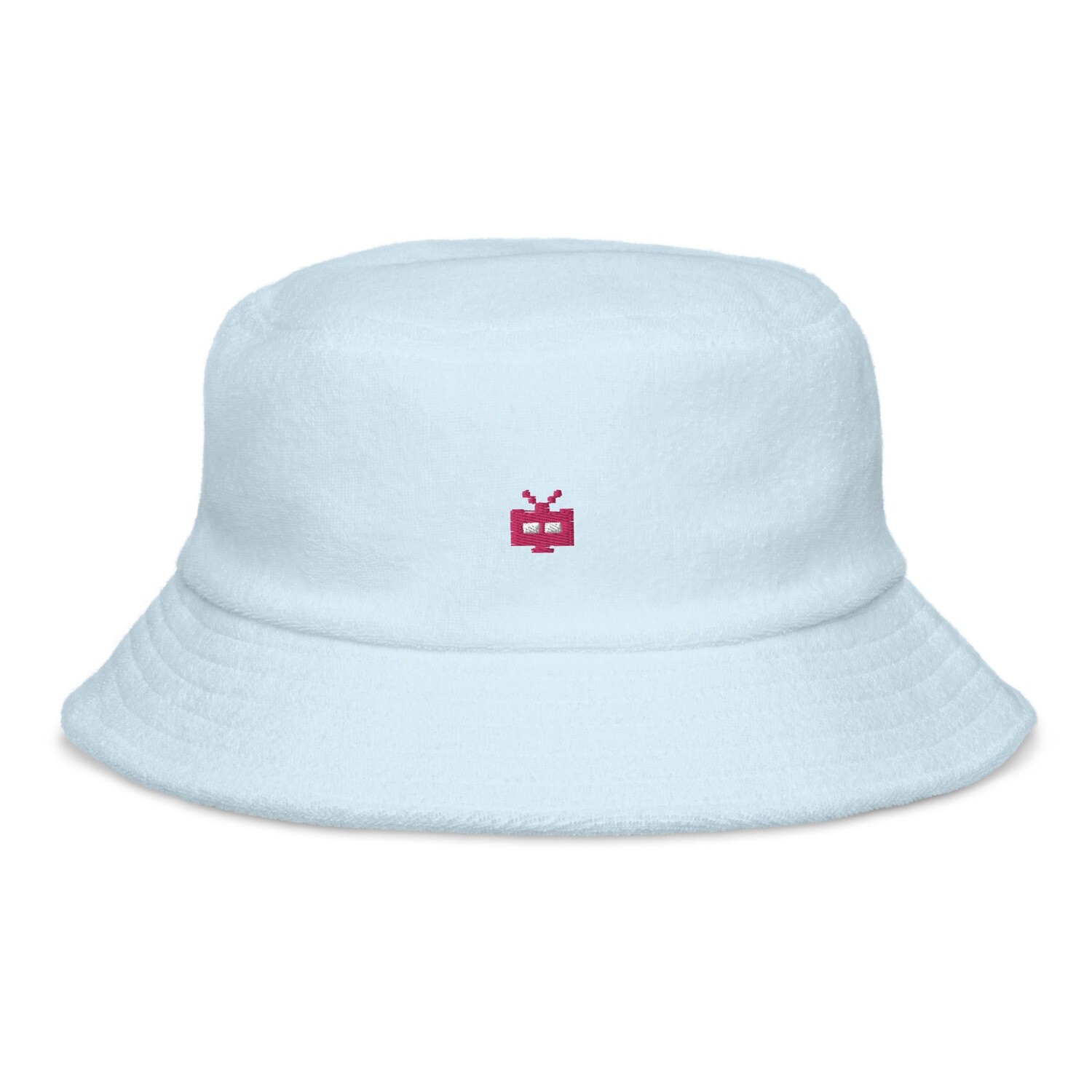 [ AYE BOXED LOGO ]  BUCKET HAT : Terry Clothed