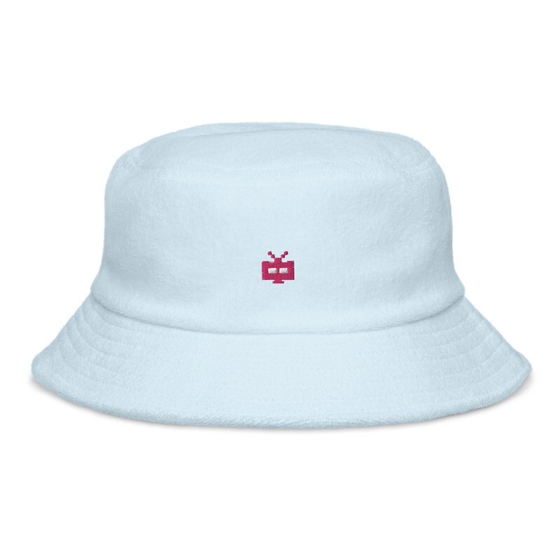 【 AYE BOXED LOGO 】BUCKET HAT : Terry Clothed