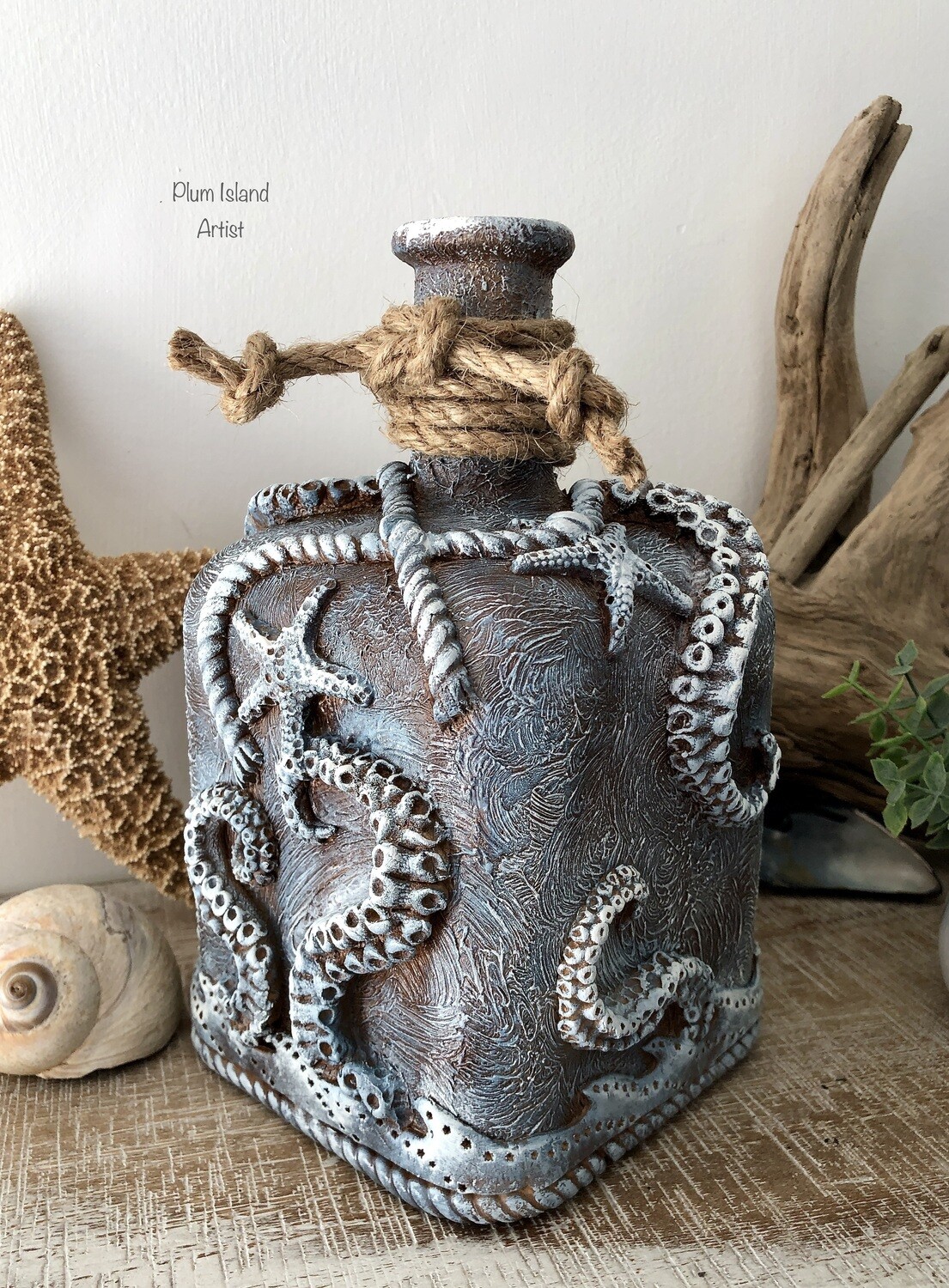 Octopus Tentacles Lg Patron Bottle Clay #10