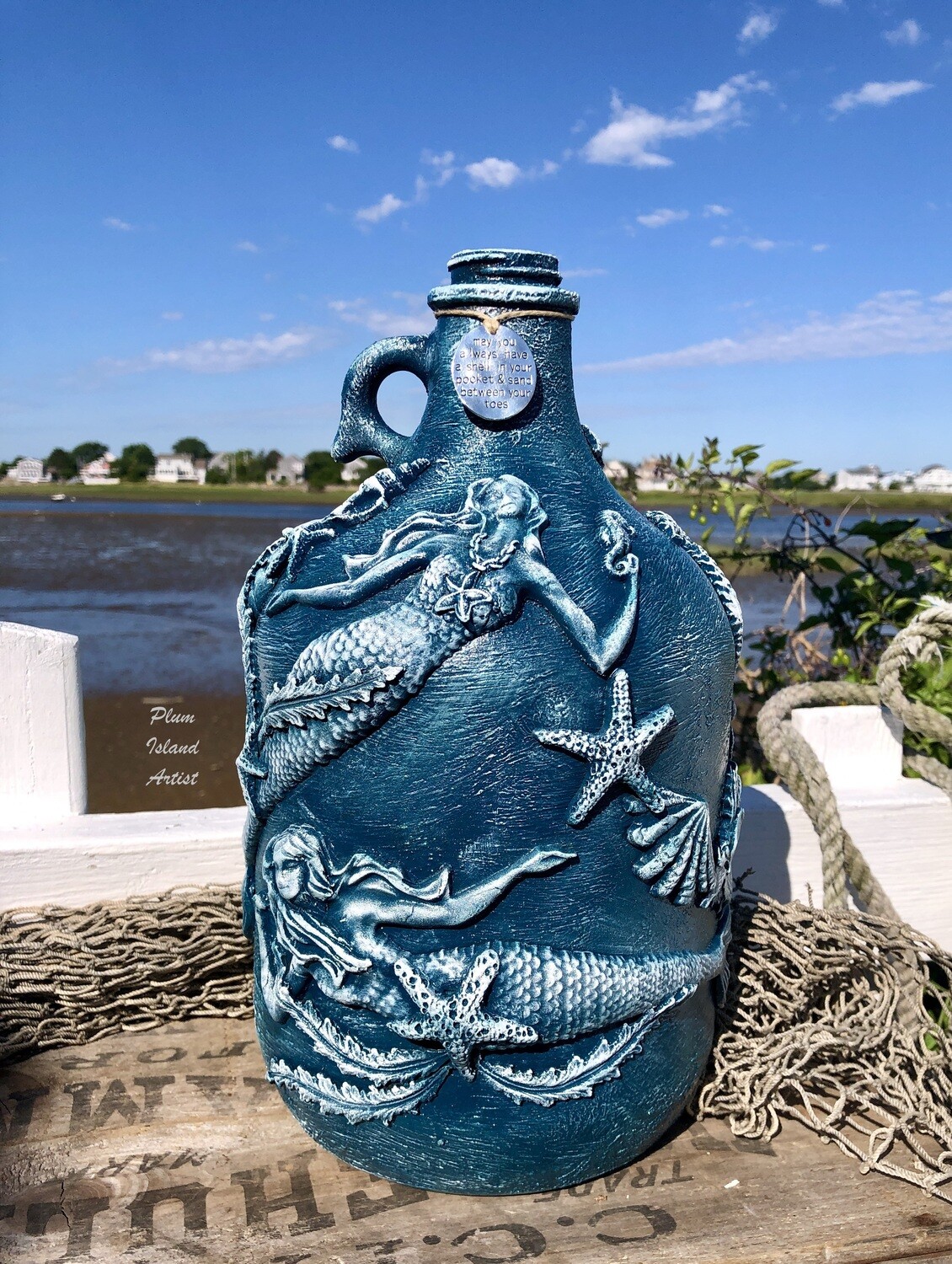 Mermaid One Gallon Jug- Blue #17