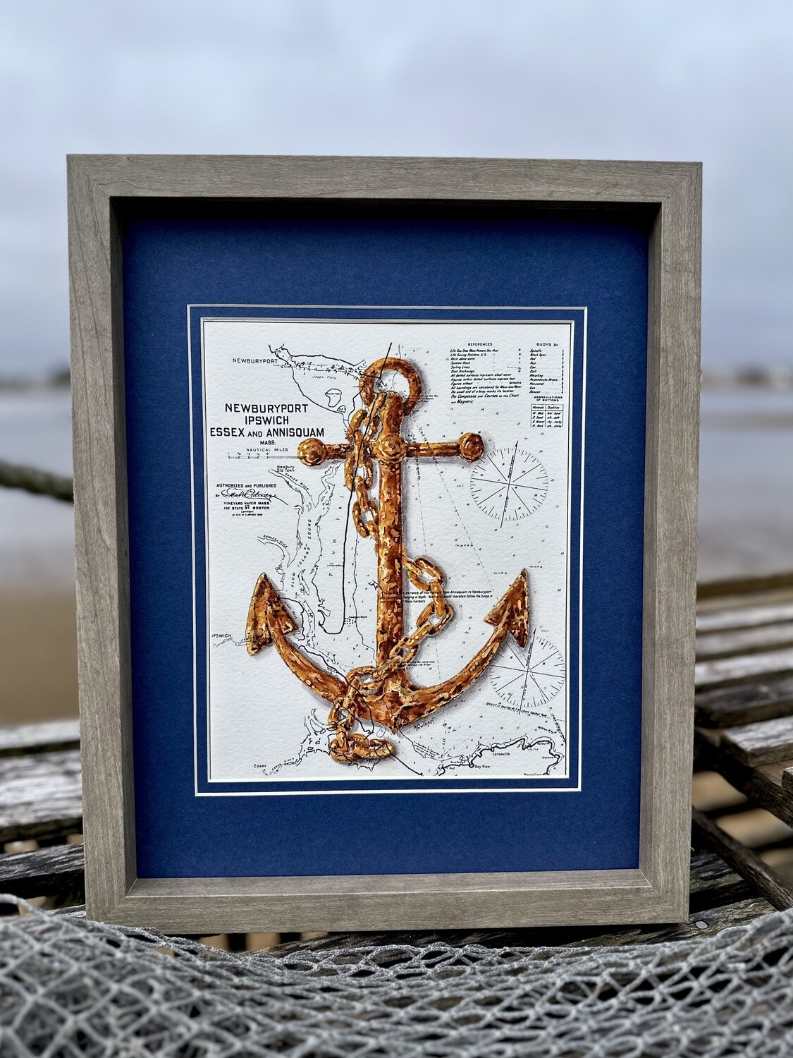 # 17  Rusty Anchor Watercolor Painting
