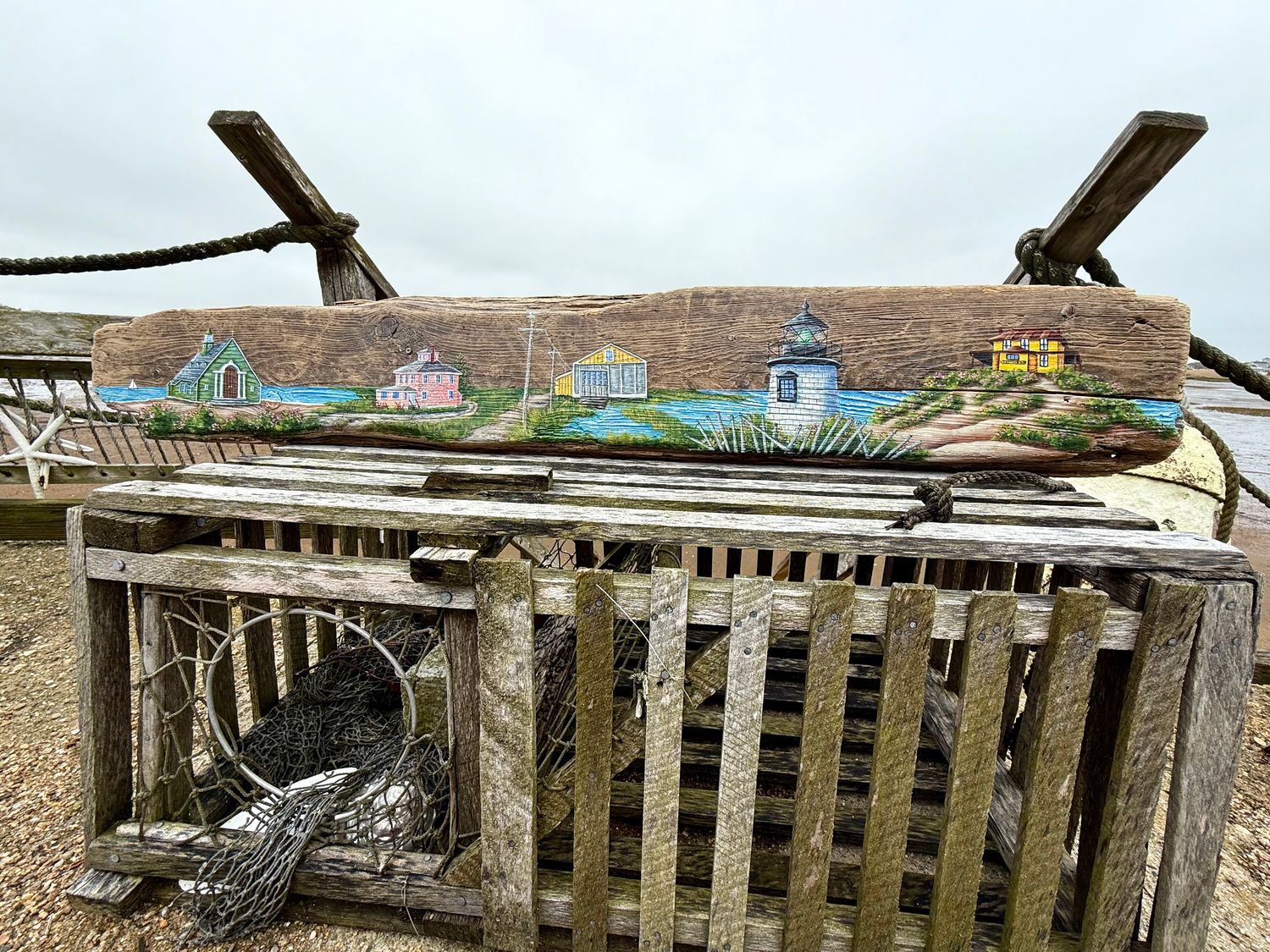 Five Plum Island Icons Driftwood