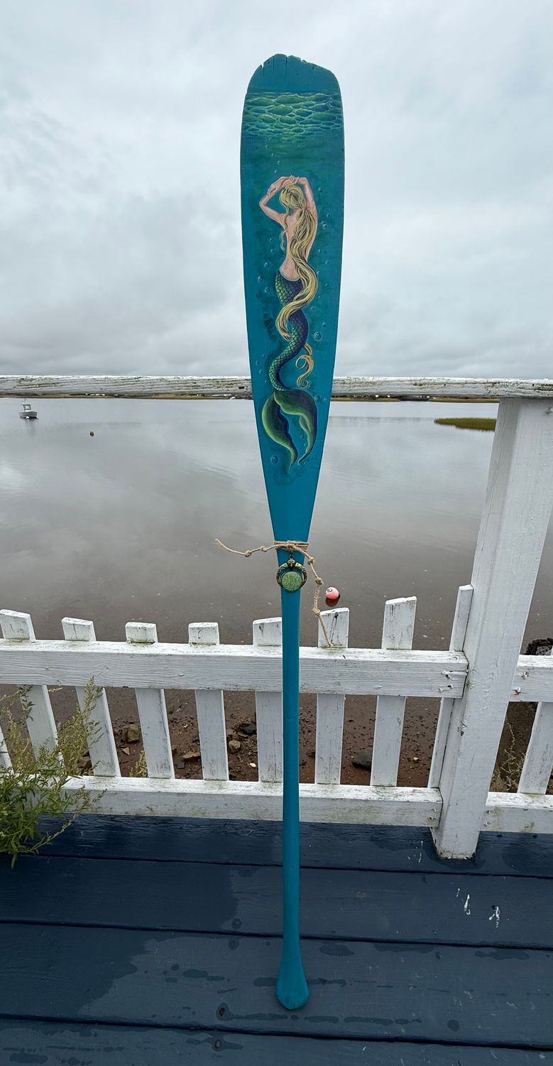 Hand painted Mermaid~ Oar