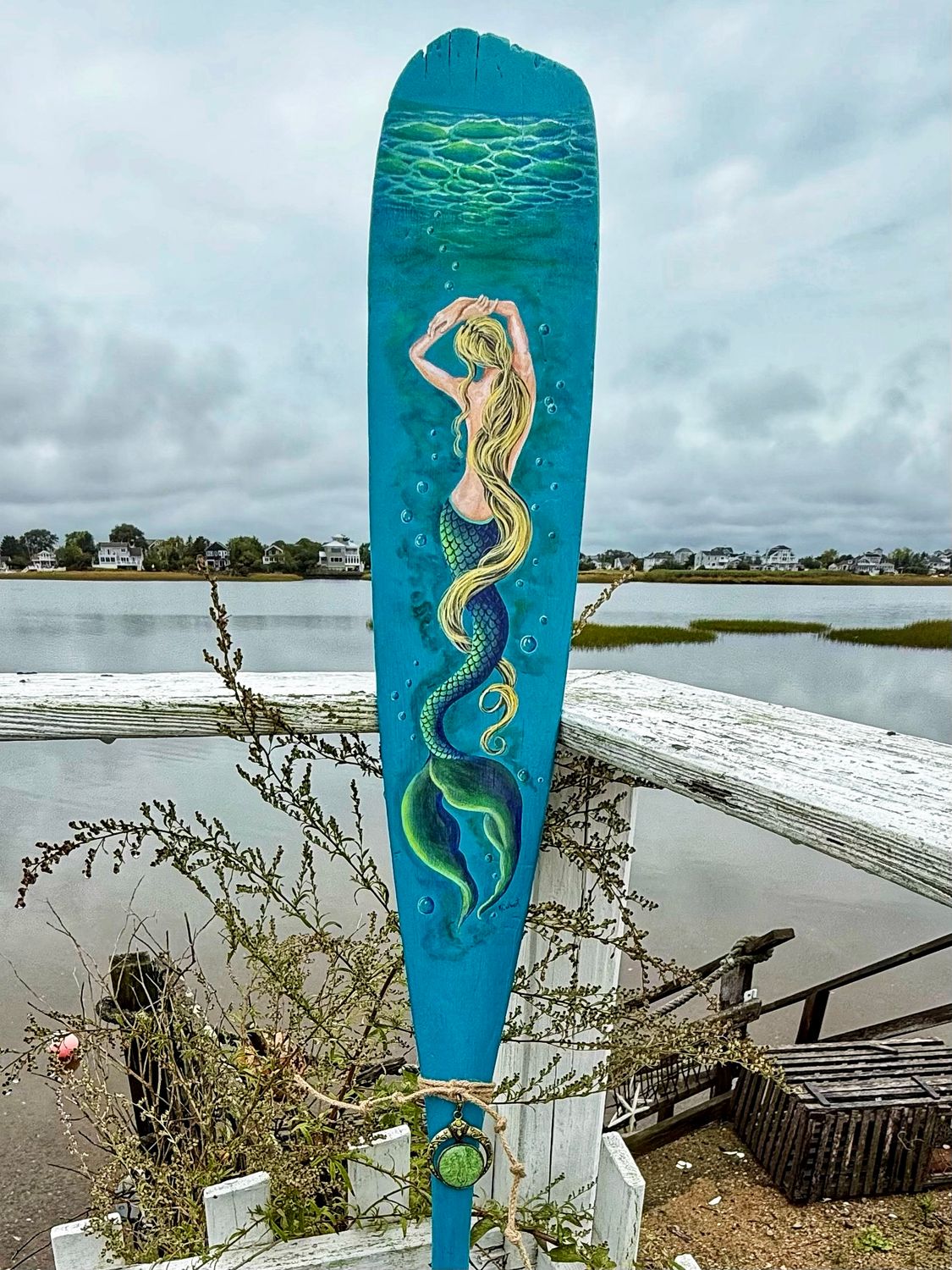 Hand painted Mermaid~ Oar