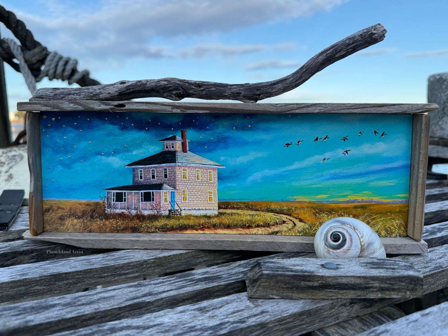 4x12" Prints with a hand crafted driftwood frame- $75 each